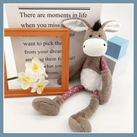 Vente en gros de peluches ânes et chevaux mignons réalistes, jouets réalistes en peluche, jouet réaliste pour danser et rire