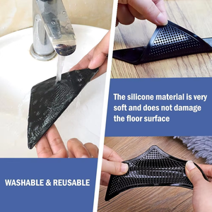 Sujetadores de Esquinas para Alfombras Triangulares, Reutilizables, Lavables, Antideslizantes, Evitan que las Esquinas se Enrollen, Alternativa Segura a la Cinta Adhesiva para Alfombras - Product Image 5