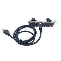 Caméra Web Binoculaire Mobile 2MP 1080P Sans Distorsion Flexible 3040*1520 Double Objectif Module de Caméra USB pour Reconnaissance Faciale 3D VR