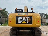 Excavatrice sur chenilles Caterpillar 323D2L d'occasion, 23 tonnes, à chenilles longues, Stage IIIA, faible nombre d'heures, pour travaux de construction, exportation Afrique et Amérique du Sud