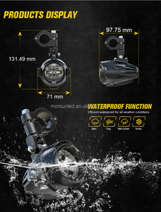 Garde <span class=keywords><strong>Crash</strong></span> Bar Emark Moto LED Feux Auxiliaires Pour <span class=keywords><strong>BMW</strong></span> R1200GS <span class=keywords><strong>F750GS</strong></span> G310GS K1600 Spot Flood faisceau système d'éclairage lampe - Product Image 3