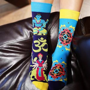Calcetines Vintage informales para hombre y mujer, calcetín Vintage, nórdico, personalizado, dibujos animados, fruta, Animal, AB, novedad - Product Image 4