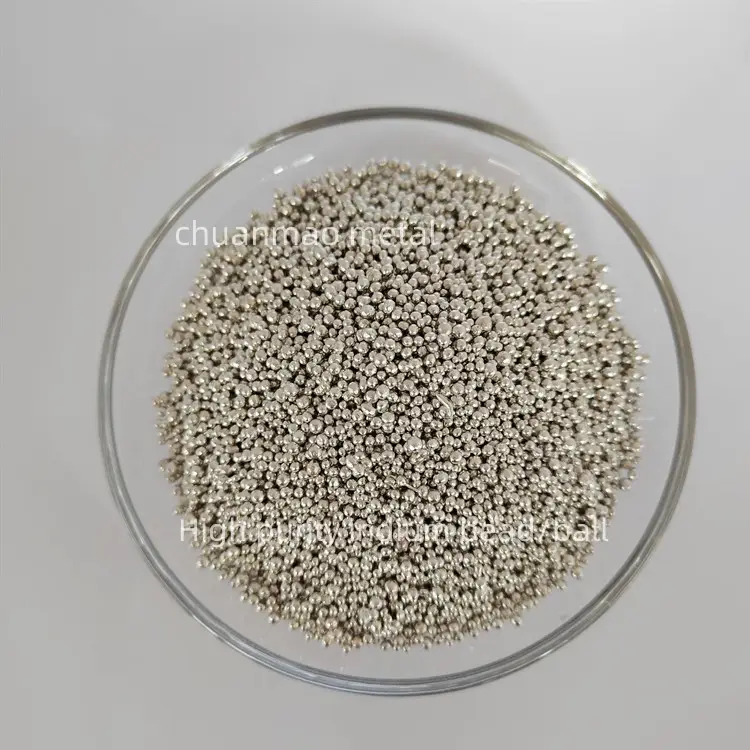 Approvisionnement à bas prix haute pureté 99.999% perles d'indium 1-10mm/granules d'indium de tir