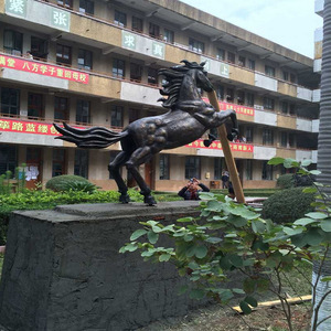 Bronze Horse Sculpture Outdoor Square Garden Landscape Handmade Animal Shape Figure HX112 - Product Image 1