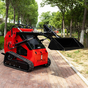 380kg Load HTS382T Mini Skid Steer With Crusher Stump for Work - Product Image 6