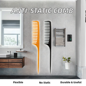 หวีป้องกันไฟฟ้าสถิตคุณภาพสูง หวีหางแหลมพลาสติกทันสมัยสำหรับใช้ในบ้าน - Product Image 3