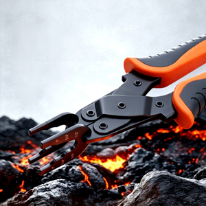 Yocan Pipe Disconnect <b>Pliers</b> 1 In Jaw Chrome Vanadium Steel Industrial Grade Orange Handle - Product Image 1