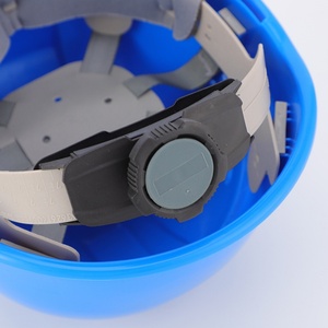 Casque de sécurité respirant BLEU pour travaux en extérieur, atelier et chantier – Catégorie de produit : Casques de protection - Product Image 4
