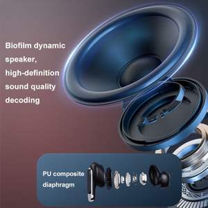 V8 ANC TWS <b>Wireless</b> Earbuds LCD Touch Screen Long Working Time HiFi <b>Alarm</b> Noise Cancelling Earbuds V8 Headphone - Product Image 6