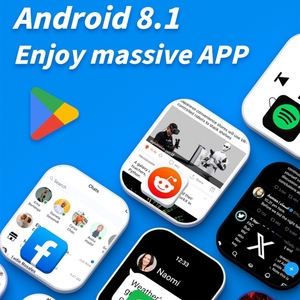 Montre intelligente 2024 APPLLP 4 <span class=keywords><strong>MAX</strong></span> 4GB + 64GB 2.02 pouces 4G montre Android - Product Image 4