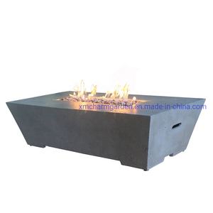 In magazzino e pronto per la spedizione low MOQ concrete firepit propano 52 ''rettangolo fire pit gas outdoor Fire <span class=keywords><strong>stufa</strong></span> - Product Image 4