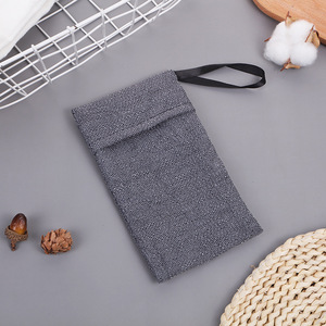 Bolsa de Regalo con Cordón de Malla de Nailon Orgánico Tejido con Logotipo Personalizado, para Guardar Jabón, con Propiedades Exfoliantes y de Secado Rápido - Product Image 3