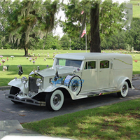 Voiture électrique classique XCEGO, limousine vintage, 5 places, batterie au lithium personnalisée <150 ch, conduite à gauche, 30 km/h, couleur personnalisable