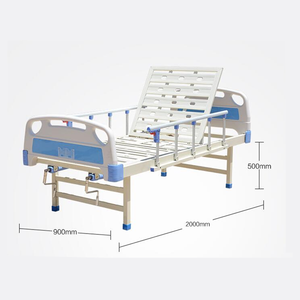 Cama de Hospital Manual Multifuncional de Dos Manivelas, Muebles de Hospital Metálicos Profesionales de Alta Calidad Medco - Product Image 2