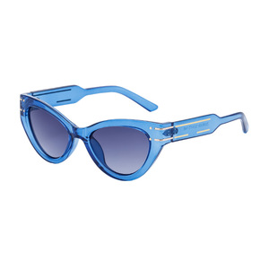 Lunettes de soleil œil de chat ZS-98166 pour femmes, verres PC UV400, style Instagram, monture noire, protection solaire classe 2, origine Taizhou, emballage en boîte - Product Image 4