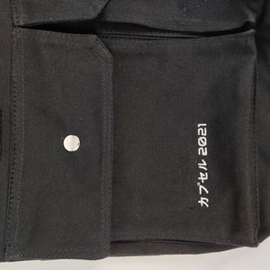 Bolsa de compras personalizada con cinta de logotipo, bolsa de transporte de papel de compras, bolsa de compras de poliéster en blanco de 25 pulgadas, plástico con logotipo personalizado - Product Image 6