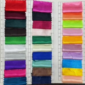 <span class=keywords><strong>Tissu</strong></span> satiné micro-élastique 100% polyester, séchage rapide, respirant, léger, doux comme la soie, pour robes de mariée, robes de soirée, vêtements pour filles à la maison - Product Image 5
