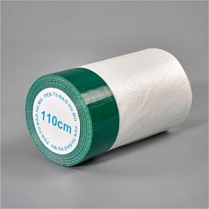 Pellicola Protettiva per Mascheratura con Nastro Largo Rinforzato, Impermeabile e Senza Residui, Protezione per Verniciatura - Product Image 2