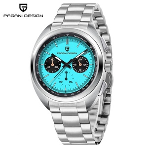Montres pour hommes PAGANI DESIGN NEW 1782, montres-bracelets à quartz de luxe haut de gamme, chronographe multifonction pour hommes, saphir AR luminescent - Product Image 2