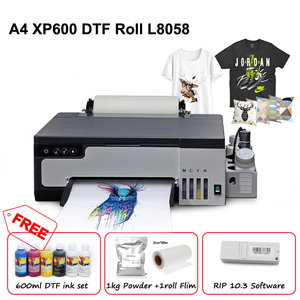 Stampante DTF a Rullo A3 A4 XP600 per Stampa su Magliette con Macchina per Forno a Film, Inchiostro DTF, Polvere, ecc. - Product Image 2
