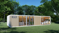 Maison Préfabriquée Capsule Hôtel Chambre à Coucher Pod Cabine avec Chambre
