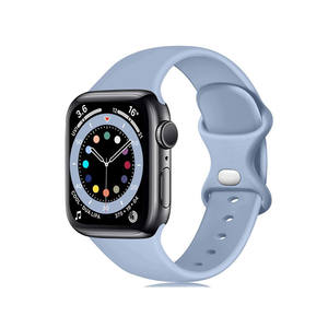 Cinturino sportivo in Silicone morbido per cinturino Apple Watch 41/45mm bracciale in gomma 6SE 7 8 9 per IWatch 49Ultra 5 4 <span class=keywords><strong>3</strong></span> 2 1 38/42 40/44mm - Product Image 6