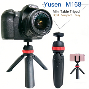 Mini trépied universel pour caméra avec rotation à 360° °   Trépied de table à rotule pour appareil <span class=keywords><strong>photo</strong></span> reflex numérique et téléphone, support portable pour vlog - Product Image 1