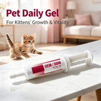 Pâte nutritionnelle pour chats et chatons, complément alimentaire quotidien, OEM, marque privée, naturelle, toutes races.