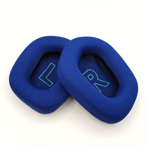 Coussinets d'oreille de remplacement en tissu pour Logitech G733 <span class=keywords><strong>G335</strong></span> casque coussin d'oreille cache-oreilles casque oreillettes avec tissu en maille douce - Product Image 3