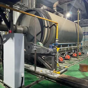 New process waste plastics recycling plant automatic pyrolysis machine to produce diesel fuel