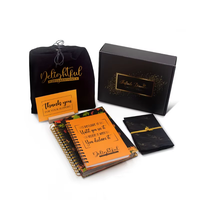 Carnet à spirales avec couverture en tissu imprimé personnalisé, format A4/A5, 120 feuilles, organiseur/planificateur promotionnel avec bordure dorée