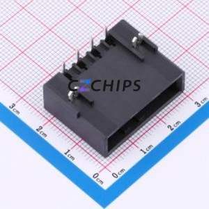 5604BG-010R141TTX00 Wire-to-<b>Board</b> <b>Pin</b> Header Bent Lead Through Hole,P=5.08mm Connector 1x4P 5.08mm Right Angle Insert 4P - Product Image 1