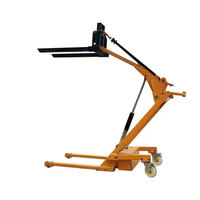 Gabelstapler mit gebogenem Arm, tragbarer elektrischer Gabelstapler mit gebogenem Arm, Stapler kran, kleines Paletten handhabung fahrzeug