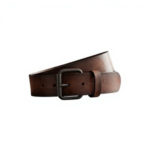 Cinturón Formal de Cuero Vacuno Natural Personalizado para Hombre, Hebilla Cuadrada de Acero, Resistente, 3.8cm de Ancho, 140cm de Largo - Product Image 4