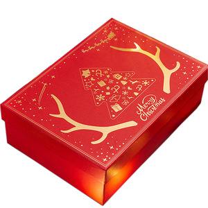 Grandes chaussettes craquelins de Noël personnalisées, coffrets cadeaux géants à décor exclusif <span class=keywords><strong>pour</strong></span> la décoration de Noël, l'emballage et la <span class=keywords><strong>confiserie</strong></span> - Product Image 2