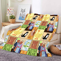 MOQ 1 Couverture Polaire Douce et Chaude Personnalisée en Minky Sherpa pour l'Hiver, Plaid Moelleux 50 X 60 60 X 80
