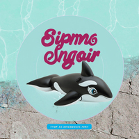 Jouet aquatique gonflable pour adultes en forme de requin, dauphin et baleine noire, en PVC, capacité inférieure à 100 kg