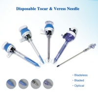 Vente directe d'usine trocart sans lame jetable trocart laparoscopique trocart à usage unique 5mm 10mm 12mm 15mm