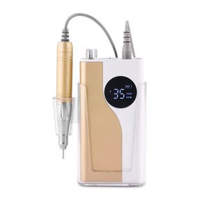 Machine à ongles professionnelle 65W en acier inoxydable, 35000 tr/min, recharge sans fil, portable, lime électrique pour salon de manucure et usage domestique - Product Image 2