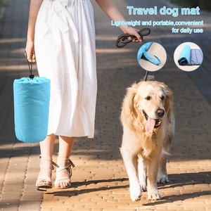 Tragbares Outdoor-Hundematten-Reise bett im klassischen Stil für Haustiere zum Camping - Product Image 3