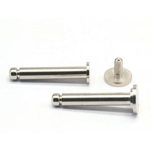 Suministro del fabricante: Nuevo diseño de piezas de torneado de hierro niquelado, tornillos macho-hembra de doble bloqueo con MOQ bajo para fijación de remaches - Product Image 4