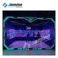 Juego de Escape Interactivo para Interiores JAMMA, Botón de Luz LED, Pantalla Táctil ABS de 43 Pulgadas, Vidrio Templado, Experiencia de Juego Activa