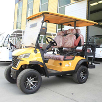 Voiture de golf électrique 4 places certifiée EEC DOT 72V 4x4 pour adultes, idéale pour le tourisme, importée de Chine