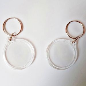 Wholesale Cheap Price Plastic clear Acrylic Keychains Blank Acrylic Photo Keychains for Promotional Gifts - Product Image 6