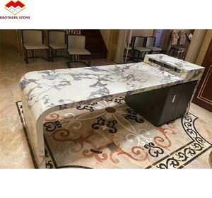 Pietra sinterizzata di alta qualità isole <span class=keywords><strong>cucina</strong></span> <span class=keywords><strong>bella</strong></span> pietra sinterizzata artificiale per <span class=keywords><strong>cucina</strong></span> isola tavolo - Product Image 2