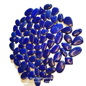 Piedra preciosa suelta de cabujón perforado de cuarzo Natural de gran calidad, 20-45mm, 6-10g, lote certificado por terceros para la fabricación de joyas - Product Image 4