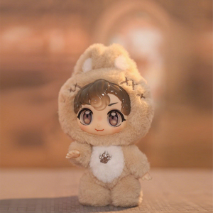 Caja Sorpresa de Peluche Corto Emomo de la Serie Oficial Secret <span class=keywords><strong>Yubi</strong></span> Werewolf, Figura Decorativa de Moda, Muñeco Adorable - Product Image 3