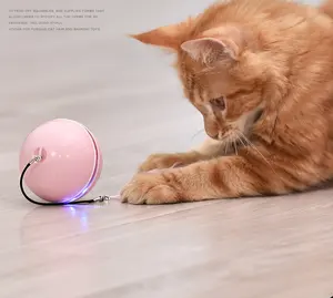 Dropship Pet Ball Toy For Dog & Cat; Bouncy Ball Toy With LED