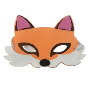 A279 Roupas Animal Props Maquiagem Masquerade Mask Toy Prom Artesanato Partes Traje EVA Criança Werewolf Fox Lion Mask