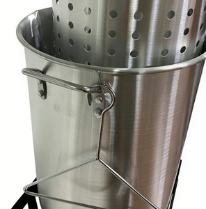 ชุ<span class=keywords><strong>ด</strong></span>เตาแก๊สอลูมิเนียมขนา<span class=keywords><strong>ด</strong></span> 30 ควอร์ต สำหรับทอ<span class=keywords><strong>ด</strong></span>อาหารกลางแจ้ง พร้อมตะกร้าแบบมีรูระบายอากาศและฝาครอบหม้อ 50,000 บีทียู สำหรับทอ<span class=keywords><strong>ด</strong></span>ไก่งวงและอาหารทะเล - Product Image 6